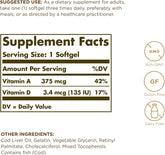 Solgar Cod Liver Oil - 250 Softgels - Provides Vitamins A & D - Non-GMO, Gluten Free